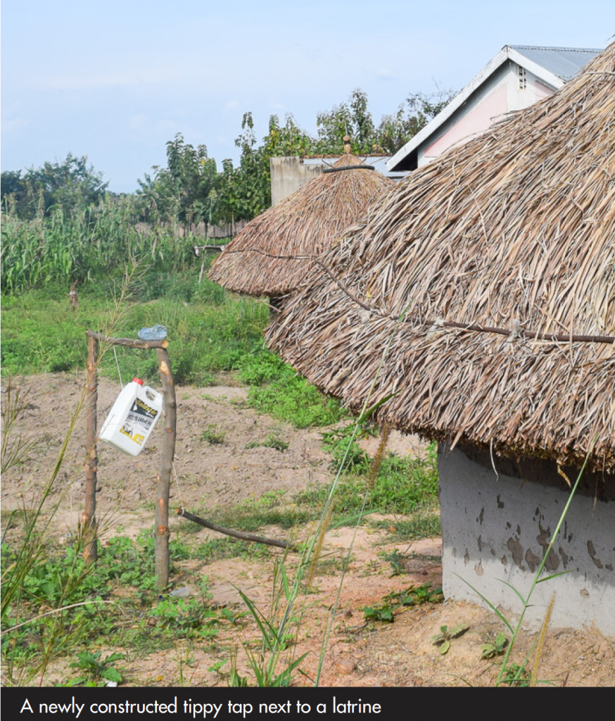 A toilet in Iriri village