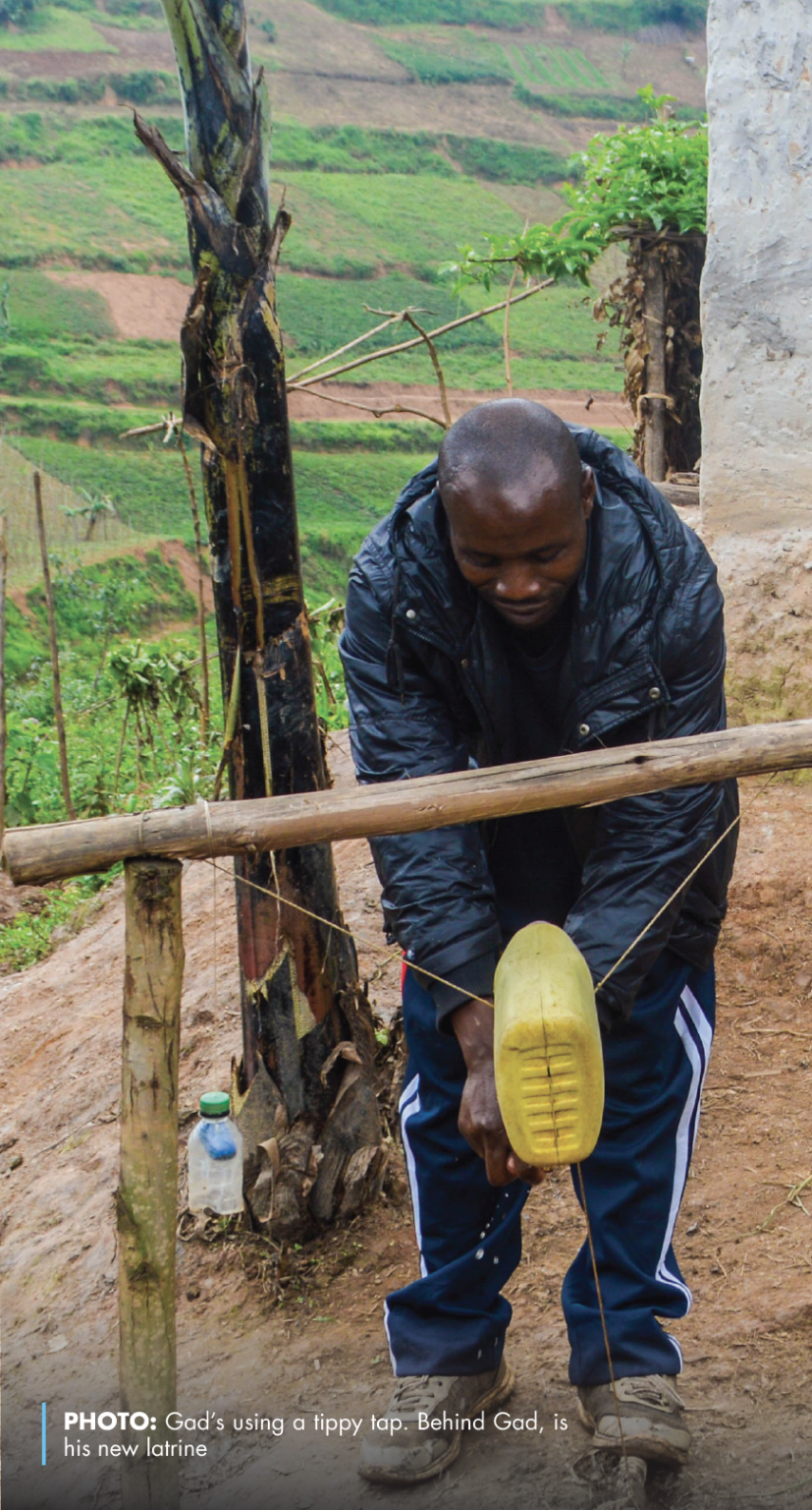 Gad using a tippy tap