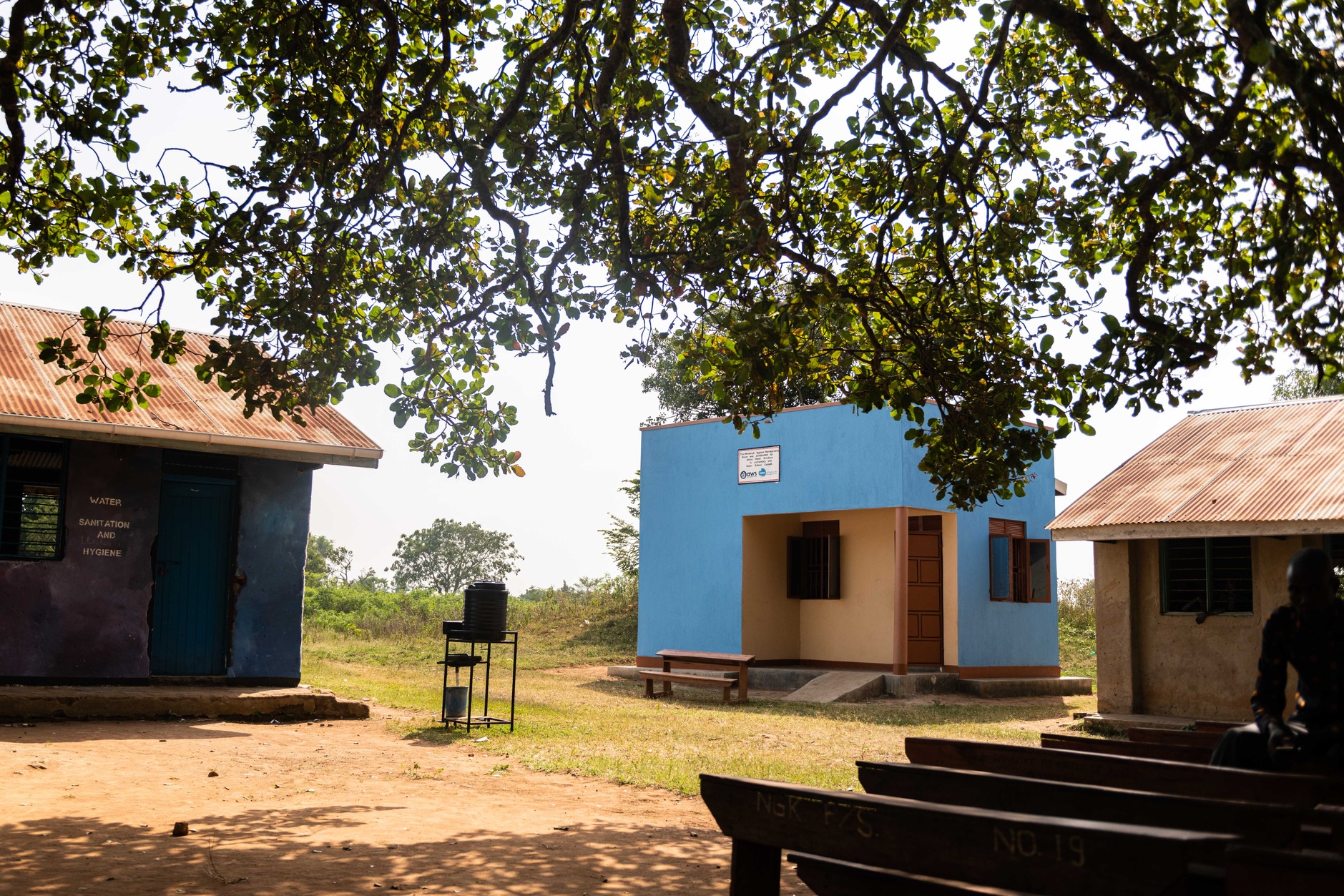 An MHM room constructed at Nyagoke primary school